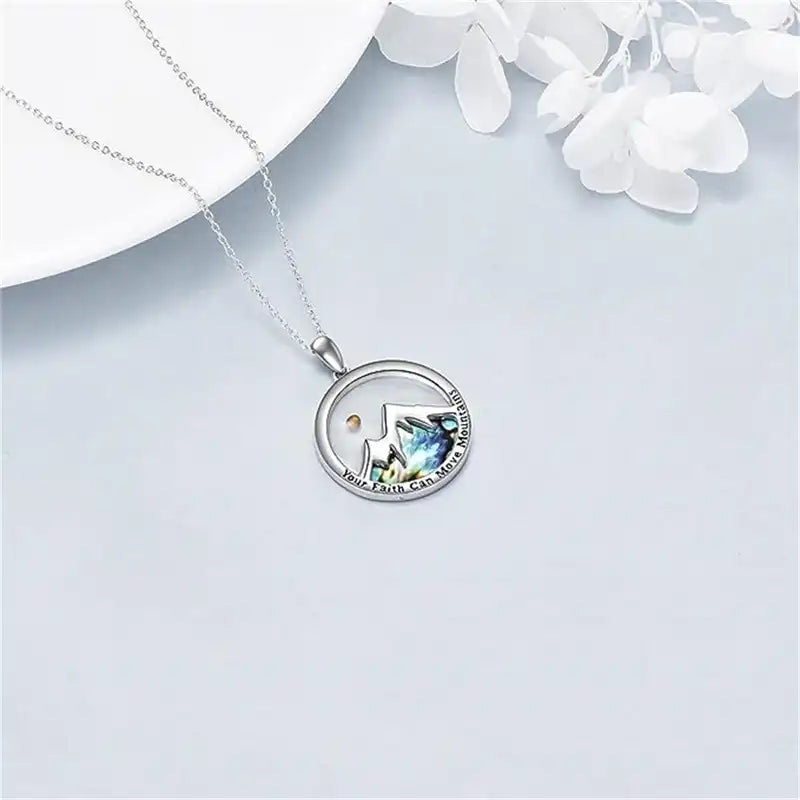 Stainless steel bracelet with simple shell inlay / 25303062