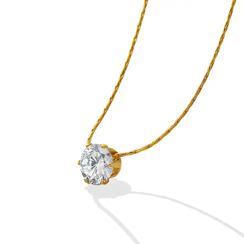 Women's Stainless Steel Pendant Necklace / 25005001