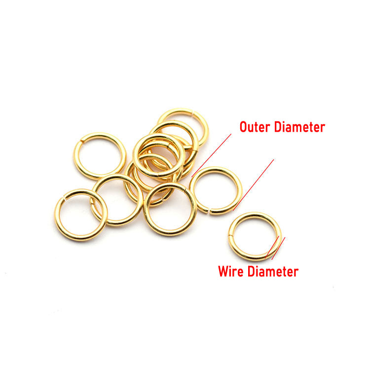 2-30mm Round Gold Filled Closed Jump Rings ( pk of 200)