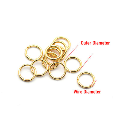 2-30mm Round Gold Filled Closed Jump Rings ( pk of 200)