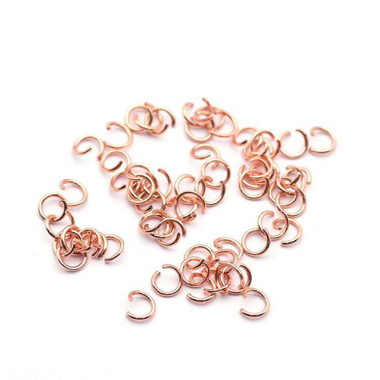 2.5-12mm Round Rose Gold Filled Jump Rings ( pk of 200)