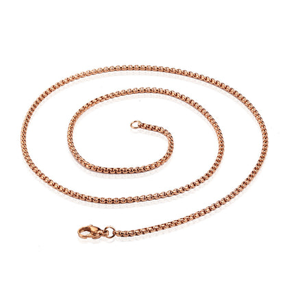 2mm Stainless Steel Chain Necklace ( Pk of 10 ) / KJ0213