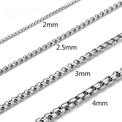 2mm Stainless Steel Chain Necklace ( Pk of 10 ) / KJ0213