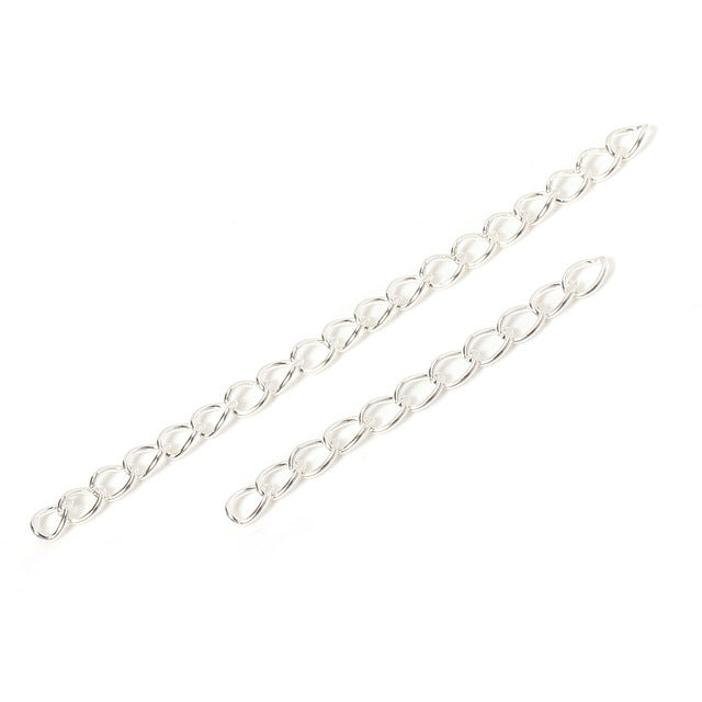 Alloy Extendable Bracelet Chain Earring Tail Chain Extension Chain ( pack of 100 ) / KJ0024