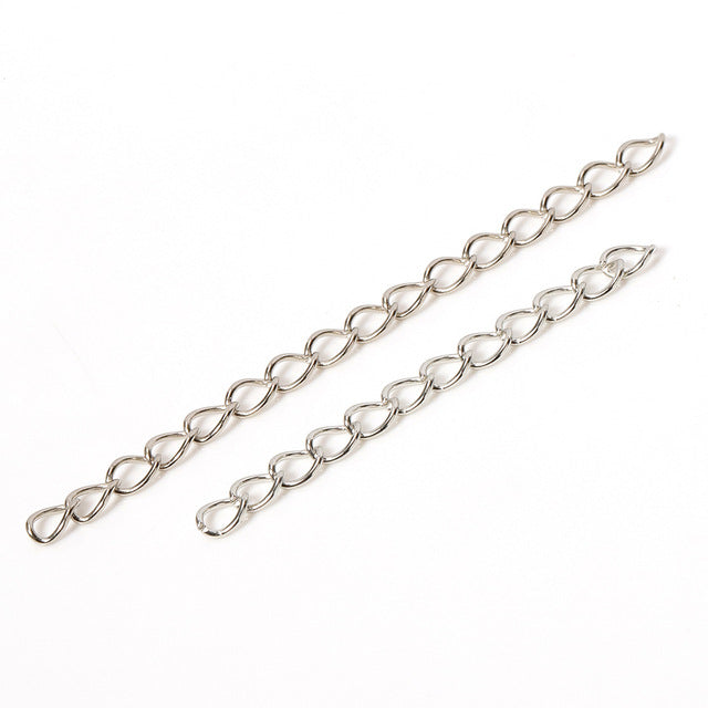 Alloy Extendable Bracelet Chain Earring Tail Chain Extension Chain ( pack of 100 ) / KJ0024