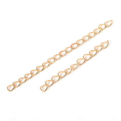 Alloy Extendable Bracelet Chain Earring Tail Chain Extension Chain ( pack of 100 ) / KJ0024