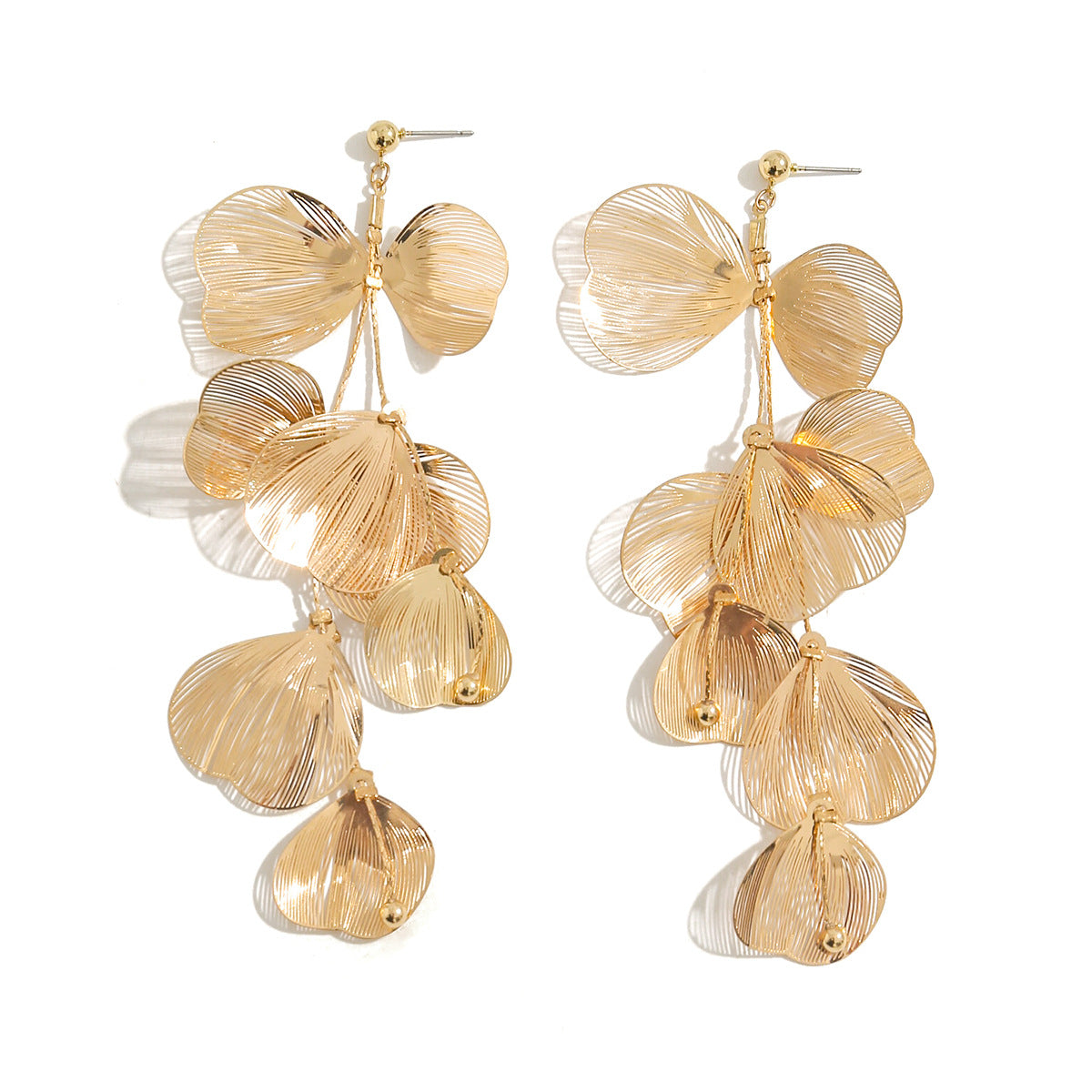 Leaf Drop Earrings for Women Acrylic Tassel Leaf Earrings / KJ0017