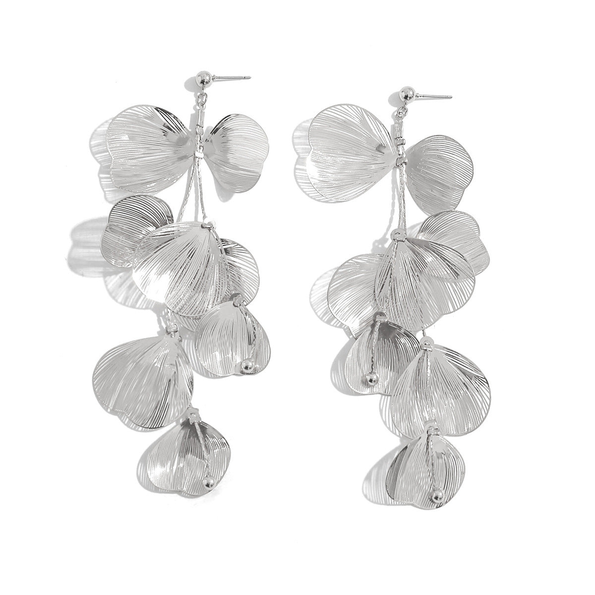 Leaf Drop Earrings for Women Acrylic Tassel Leaf Earrings / KJ0017