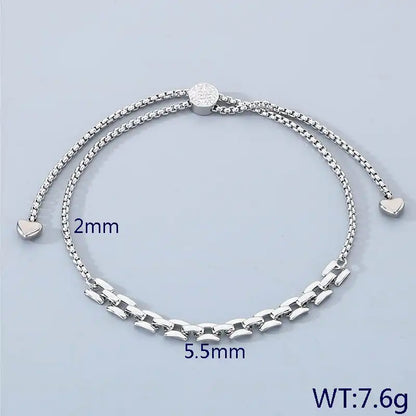 Hollow-out titanium steel bracelet. / 25303072