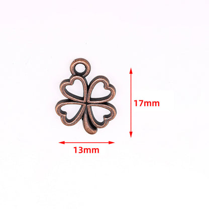 Hollow Four-leaf Clover Alloy Pendant (Pack of 100)