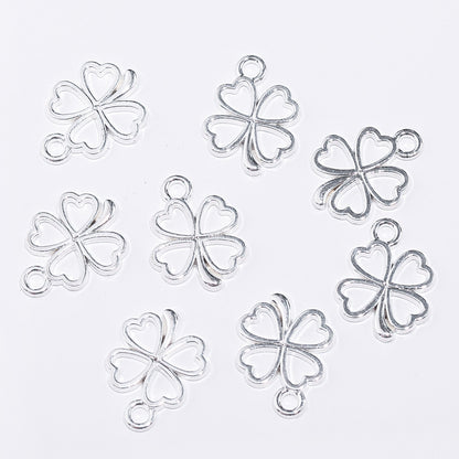 Hollow Four-leaf Clover Alloy Pendant (Pack of 100)