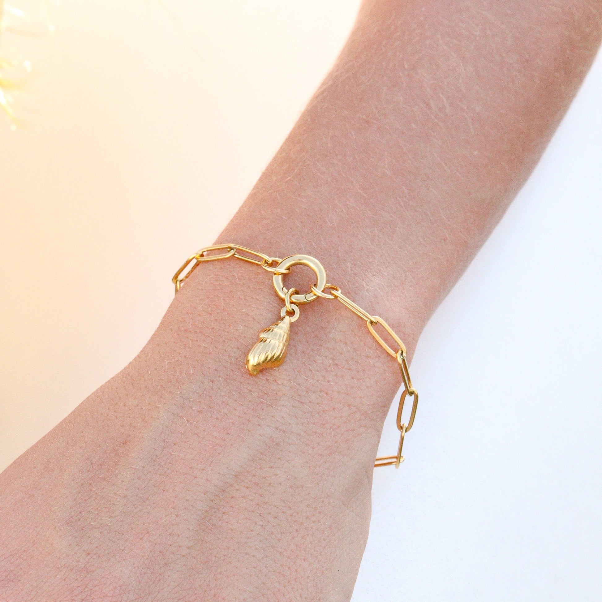 Paperclip Charm Keeper Bracelet Lifestyle