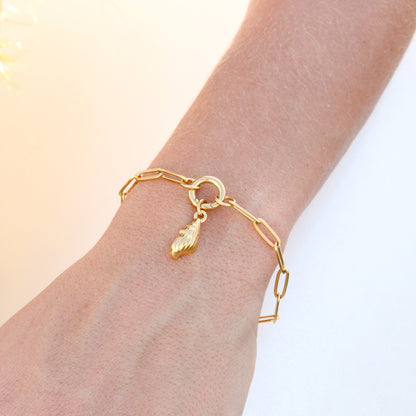 Paperclip Charm Keeper Bracelet Lifestyle