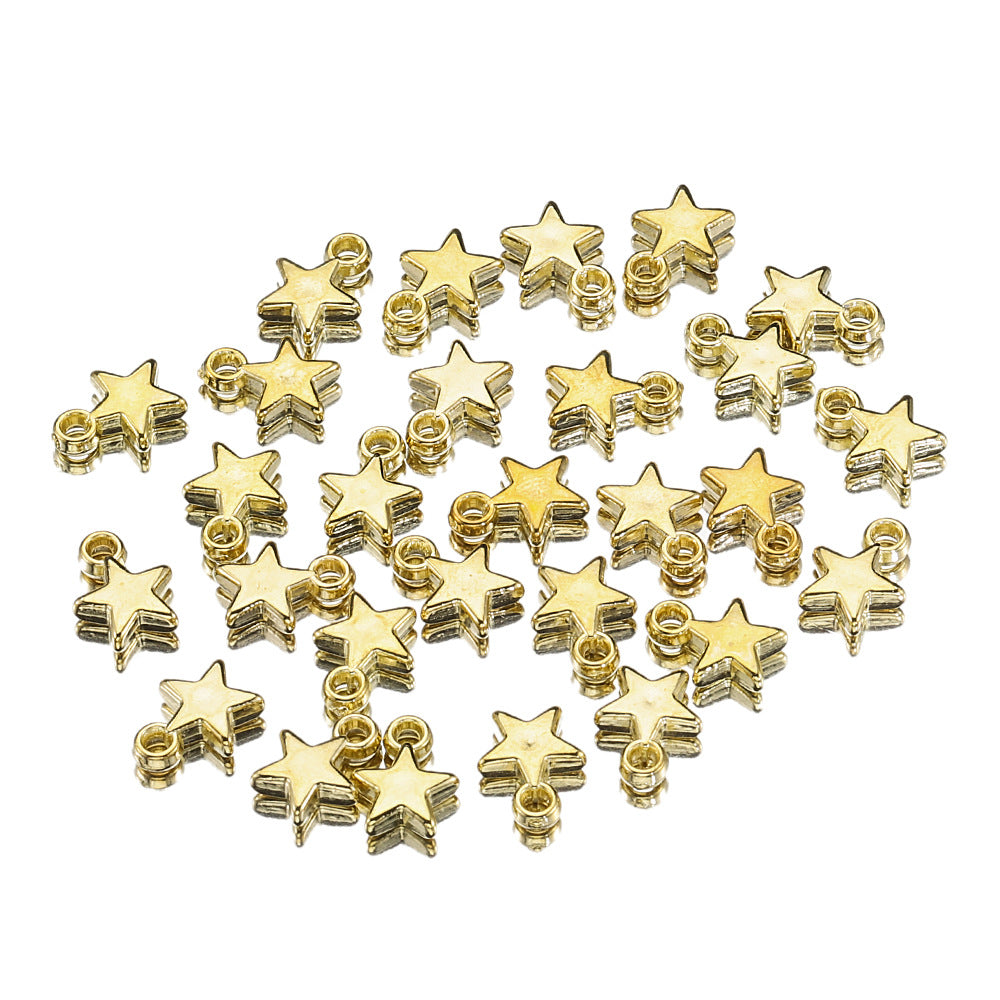 Jewelry Making Star CCB Plastic Pendant ( pack of 100 )