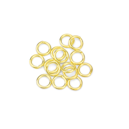 3-10mm Round Gold Filled Sterling Silver Open and Closed Jump Rings ( pk of 100)