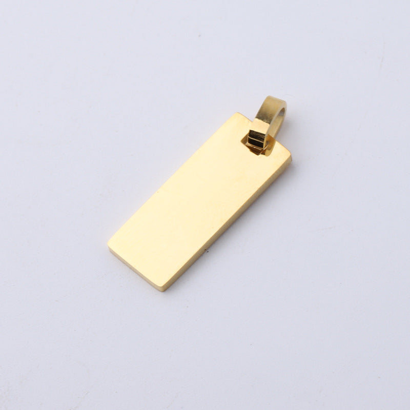 Laserable Jewelry Making Stainless Steel Pendants