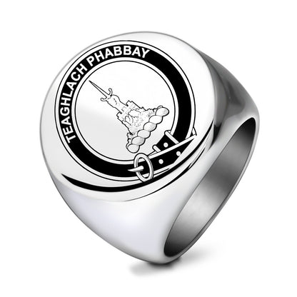 New arrival Stainless Steel Vintage Signet Rings / 25205003