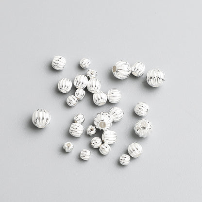 Round Sterling Silver Beads ( pk of 10 )