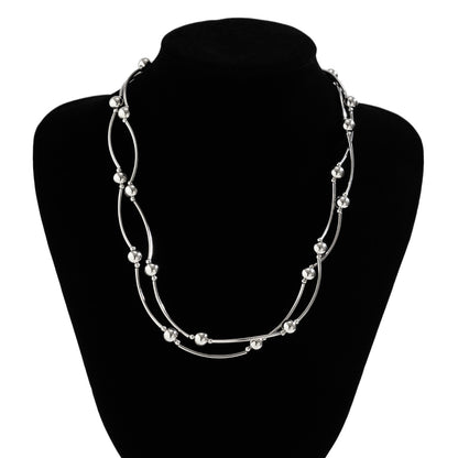 Simple Style CCB Beads Necklace