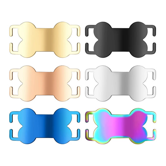 Stainless Steel Blank Dog Collar Tags / Lot of 10pcs / KT0006
