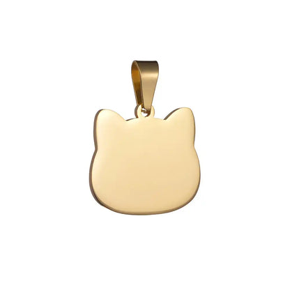 Stainless Steel Engravable Cat Tags ( pk of 10 ) / KT0033