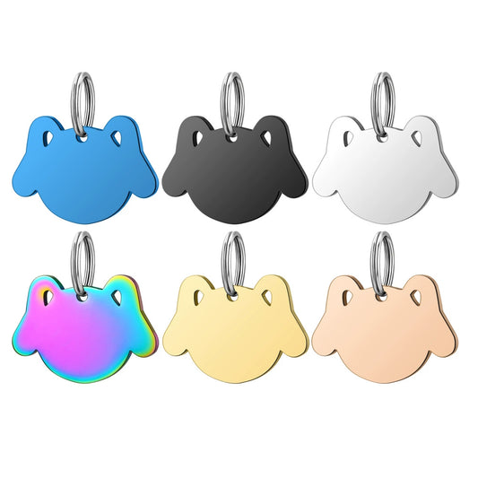 36*25mm Stainless Steel Engravable Dog Tags ( pk of 10 ) / KT0040