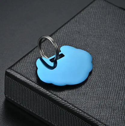 35*26mm Stainless Steel Engravable Lock Shape Dog Tags ( pk of 10 ) / KT0050