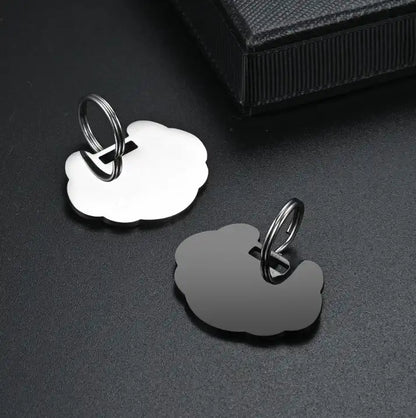 35*26mm Stainless Steel Engravable Lock Shape Dog Tags ( pk of 10 ) / KT0050