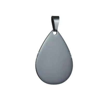 Stainless Steel Engravable Waterdrop Cat Dog Tags ( pk of 10 ) / KT0023