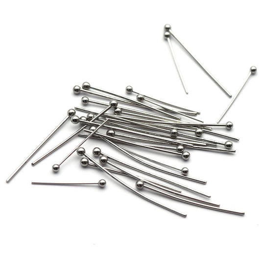 Stainless Steel Jewelry Making Head Pins (Pack of 400)