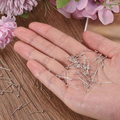 Stainless Steel Jewelry Making Head Pins (Pack of 400)