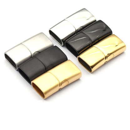 Stainless Steel Laserable Magnetic Bracelet Clasps (pack of 10) / CC0004