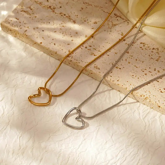 Stainless Steel Love Pendant necklace / 25004042