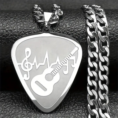Stainless Steel Minimalist Cross Religious Pendant Necklace / 25005003