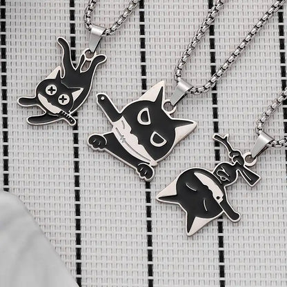Stainless Steel Minimalist Pendant Necklace / 25005002