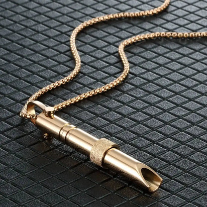 Stainless Steel Minimalist Pendant Necklace / 25005002