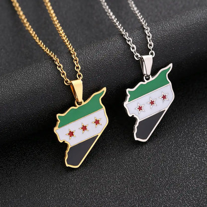 Stainless Steel Minimalist Religious Pendant Necklace / 25005004