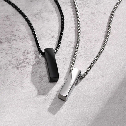 Stainless Steel Minimalist Religious Pendant Necklace / 25005004