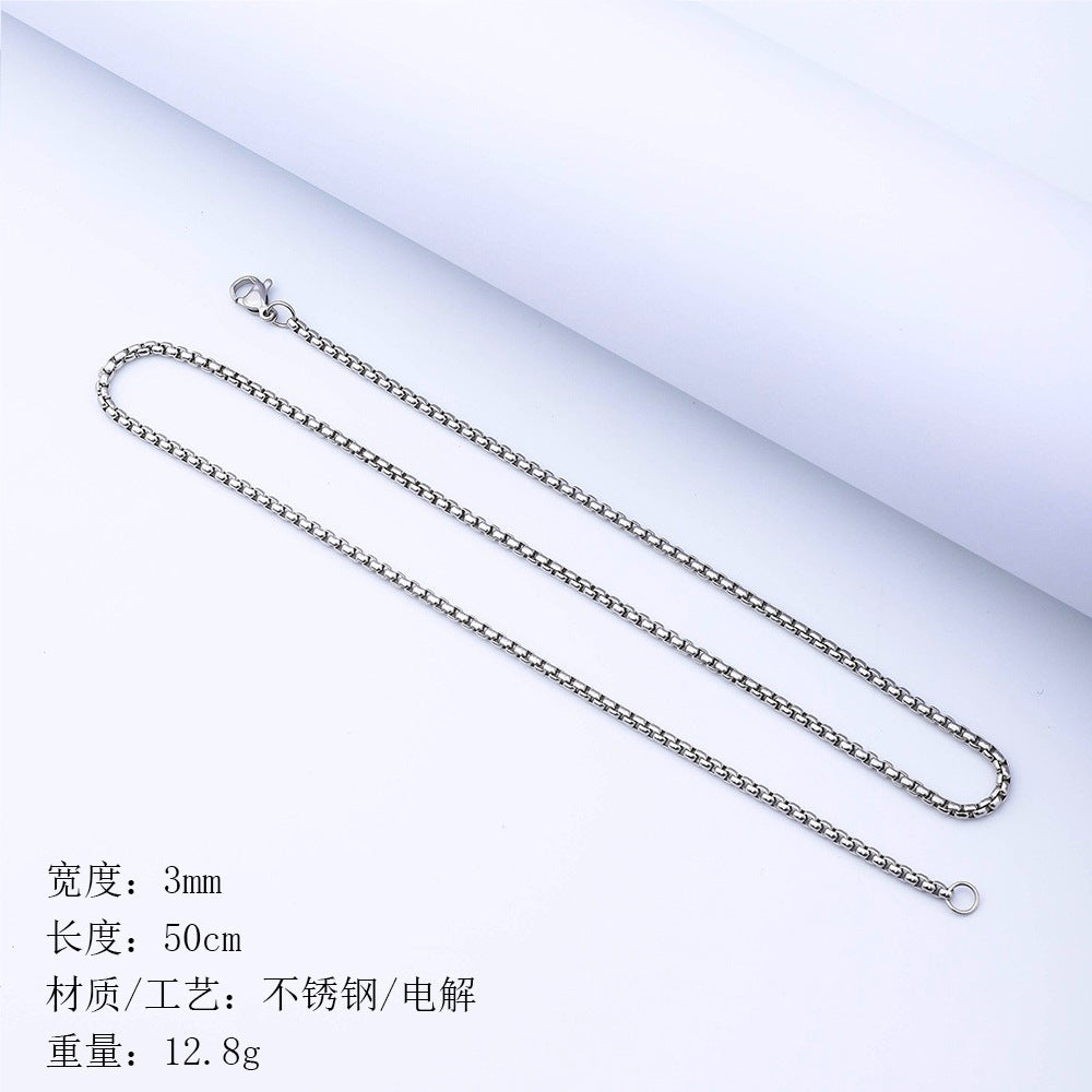 Stainless Steel Chain Necklace( pk of 10 )