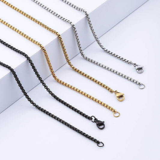 Stainless Steel Chain Necklace( pk of 10 )