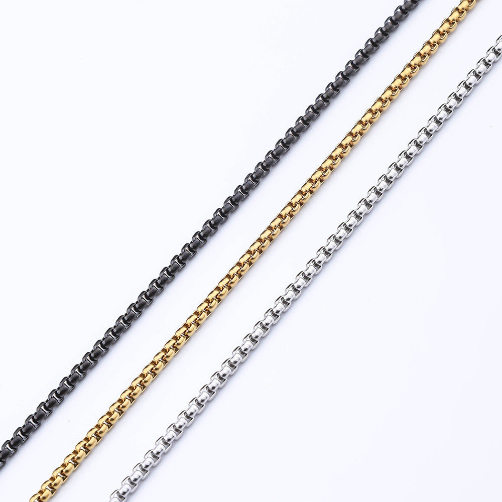 Stainless Steel Chain Necklace( pk of 10 )