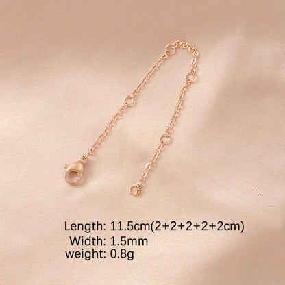 Stainless Steel Rose Gold Chains ( pk of 10 )