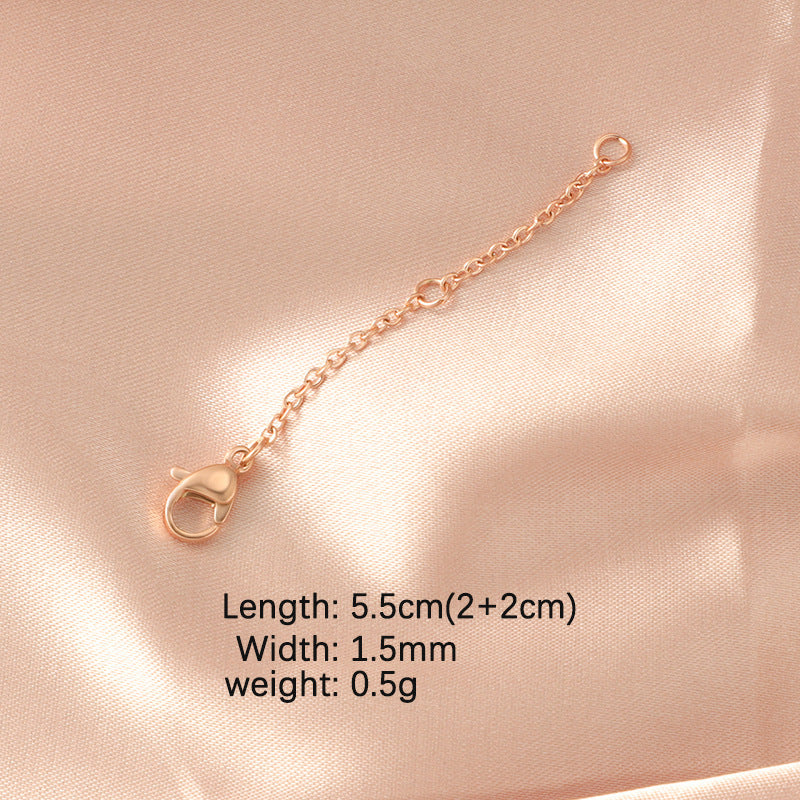 Stainless Steel Rose Gold Chains ( pk of 10 )