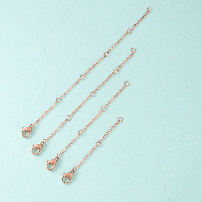 Stainless Steel Rose Gold Chains ( pk of 10 )