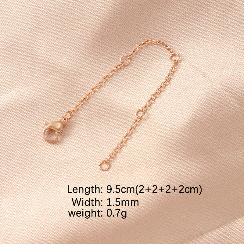 Stainless Steel Rose Gold Chains ( pk of 10 )