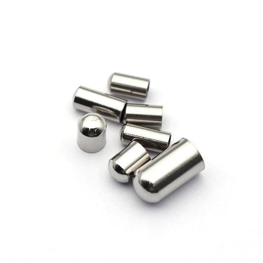Stainless Steel Round Head Crimp End Caps (pack of 200)