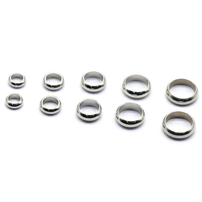 Stainless Steel Spacer Bead Bracelet Beads (pack of 200) / KJ0020