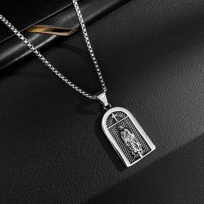 Stainless Steel Vintage Cross Pendant Necklaces