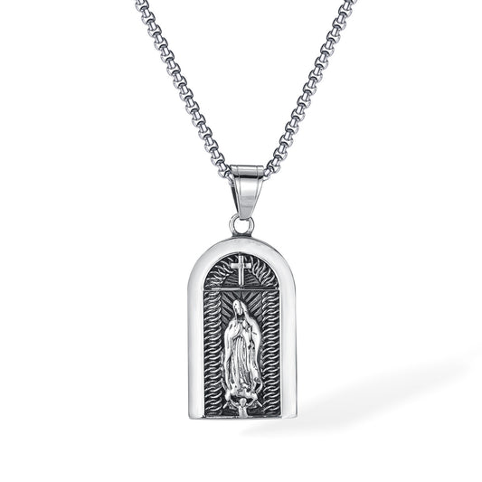 Stainless Steel Vintage Cross Pendant Necklaces