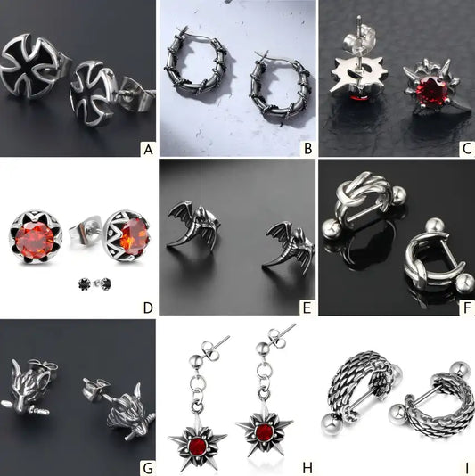 Stainless Steel Vintage Earrings / 25103003